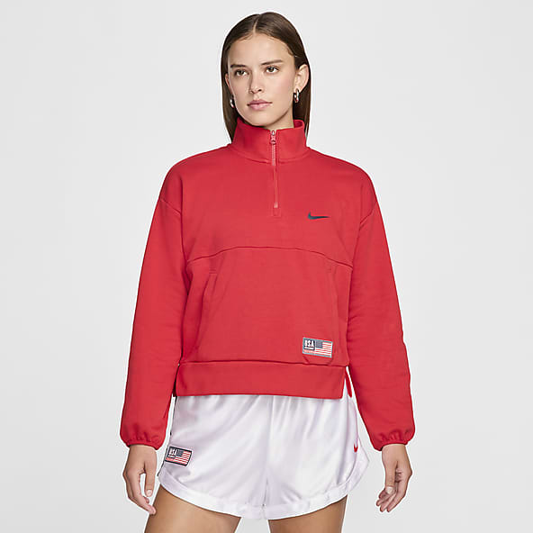 Womens Red Clothing Tops. Nike